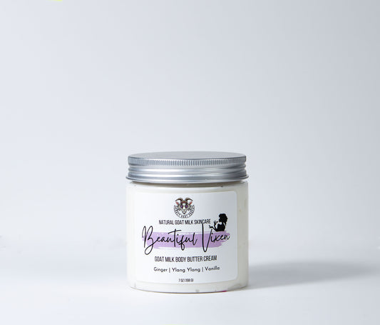 Both a Cream and Goat Milk Lotion, Crazy Goat Soaps Body Butter Cream is perfect for all skin types