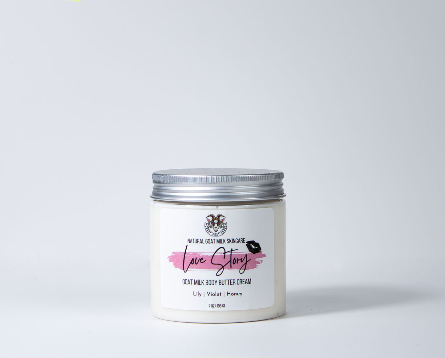Enjoy the benefits of deep hydration with Crazy Goat Soaps Love Story Goat Milk Body Butter Cream