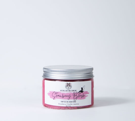 Crazy Goat Soaps Hemp Seed Sugar Scrub is Perfect for those with dry and sensitive skin.