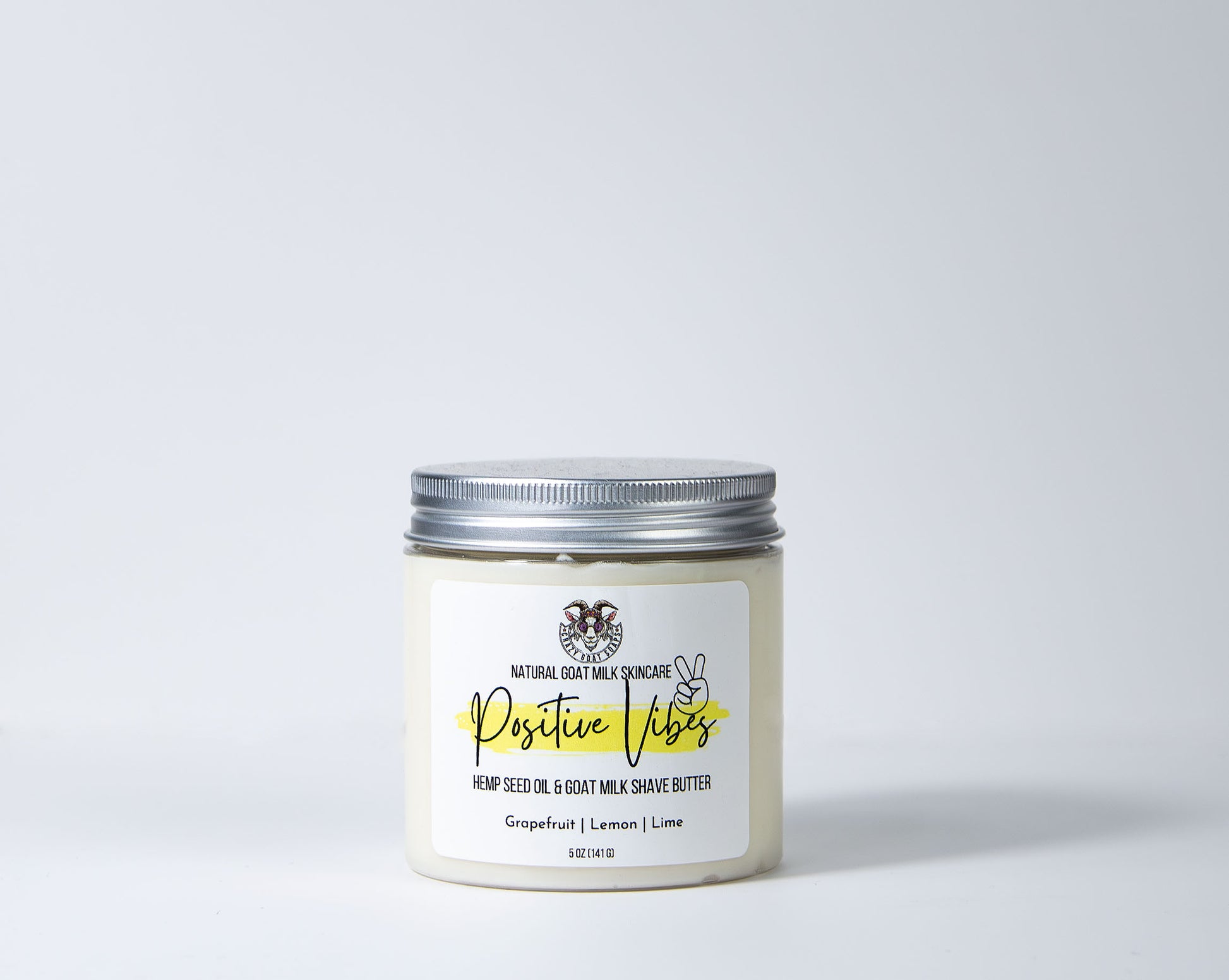 Enjoy Our Positive Vibes Lotion-Like Shave Butter and enjoy soft skin without razor burn. 